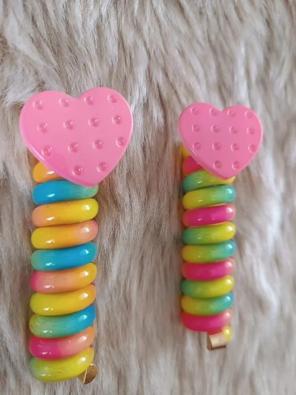Efna Store Twisted Spring Heart Model Pasta Buckle (2 Pieces)