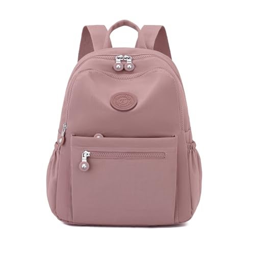 Tanweibago Mini Nylon Women Backpacks11L Small Ladies backpacks Casual Lightweight Women Shopping Travel Daypack Dust Pink - Image 1