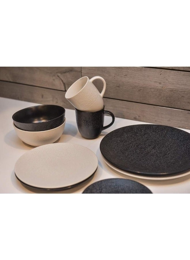 Red Vanilla Matrix Black 18 Piece Dinner Set 1 White - Image 2