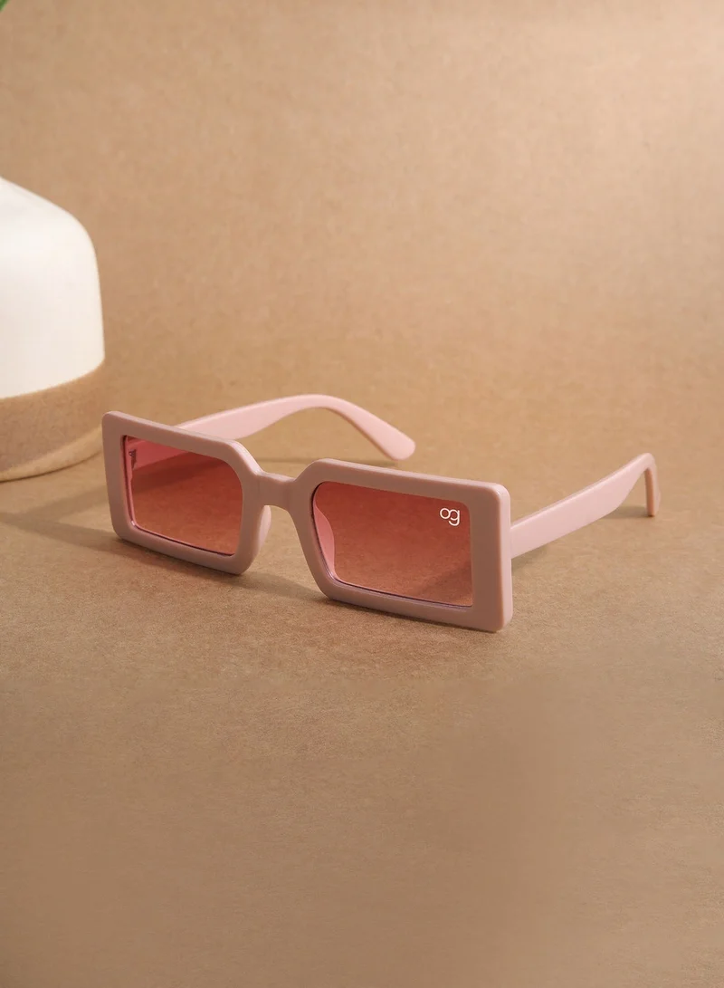 Woggles UV Protection Rectangle Sunglasses| Men &amp; Women