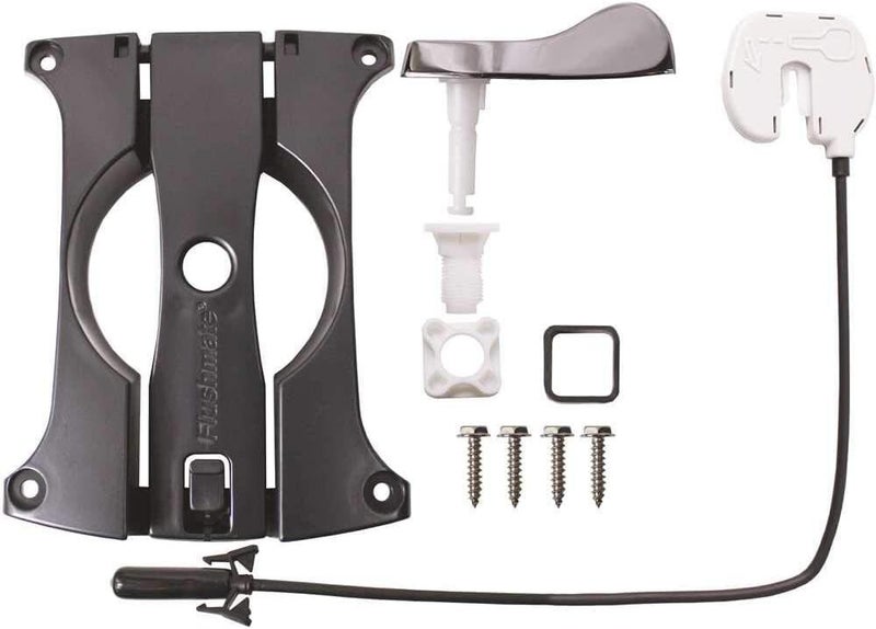 FLUSHMATE AP300503 Universal Handle Replacement Kit for 503, 503H & 503UH Series - LH or RH Chrome Handle Included, ADA Compliant, Quiet Operation, Ideal for Residential & Commercial Use - Image 1