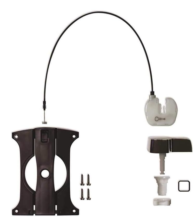 FLUSHMATE AP300503 Universal Handle Replacement Kit for 503, 503H & 503UH Series - LH or RH Chrome Handle Included, ADA Compliant, Quiet Operation, Ideal for Residential & Commercial Use - Image 2