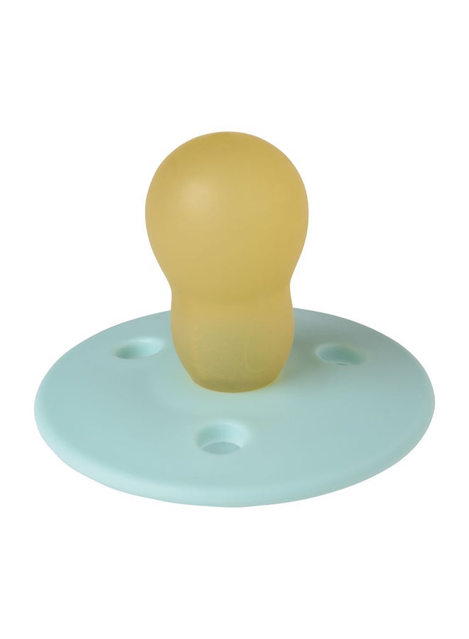 Mininor Round Pacifier Latex 6M - Cool Mint - Image 1