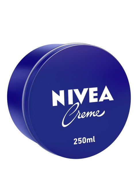 NIVEA Moisturising Cream, Universal All Pourpose Moisturizer for Face Body Hands, Tin 250ml