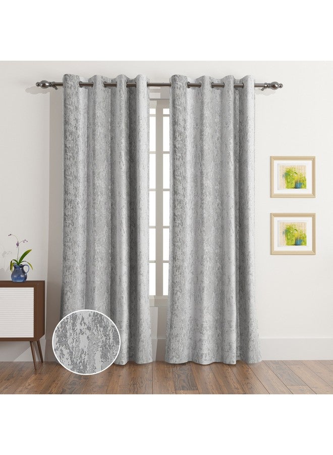 Home Box Travor Ocena 2-Piece Jacquard Extra Long Curtain Set 140 x 300 cm  - Image 1
