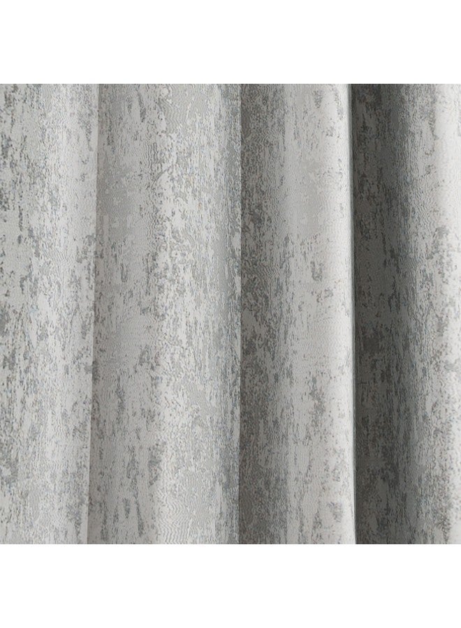 Home Box Travor Ocena 2-Piece Jacquard Extra Long Curtain Set 140 x 300 cm  - Image 3