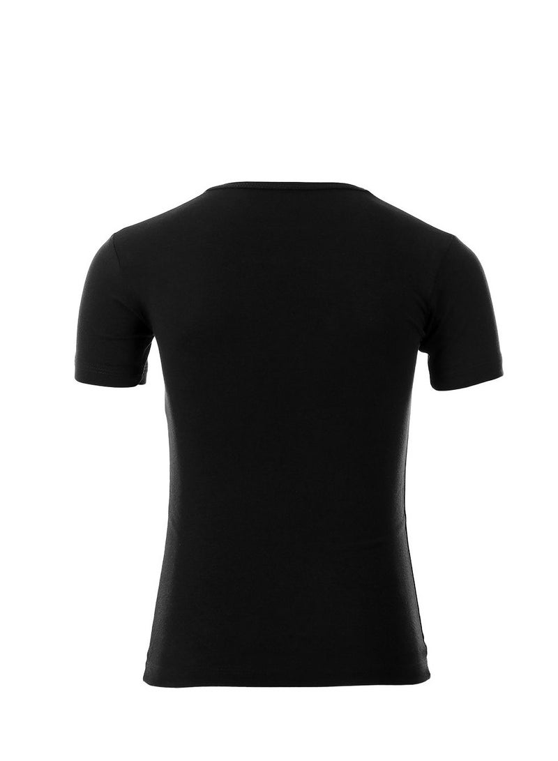 Mesery Mesery O Neck T- Shirts - For Boy-BLack  - Image 2