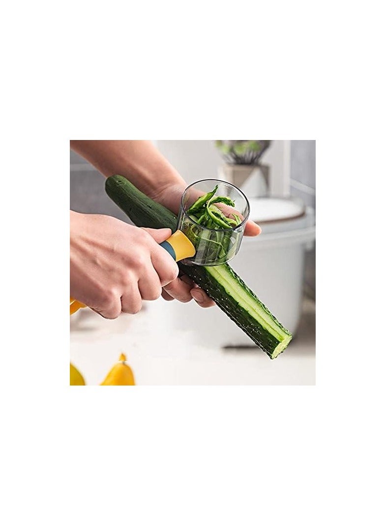 Vegetable Peeler with Storage Box, Potato Peeler for Kitchen, Multifunctional Stainless Steel Peeler for Vegetables, Fruits, Potatoes, Carrots, Apples - Image 3