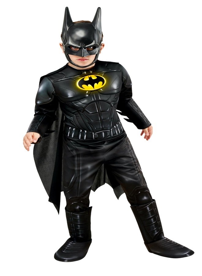 Rubies DC The Flash Movie: Batman Deluxe Costume for Kids by Rubies, Boy's Small - Image 1