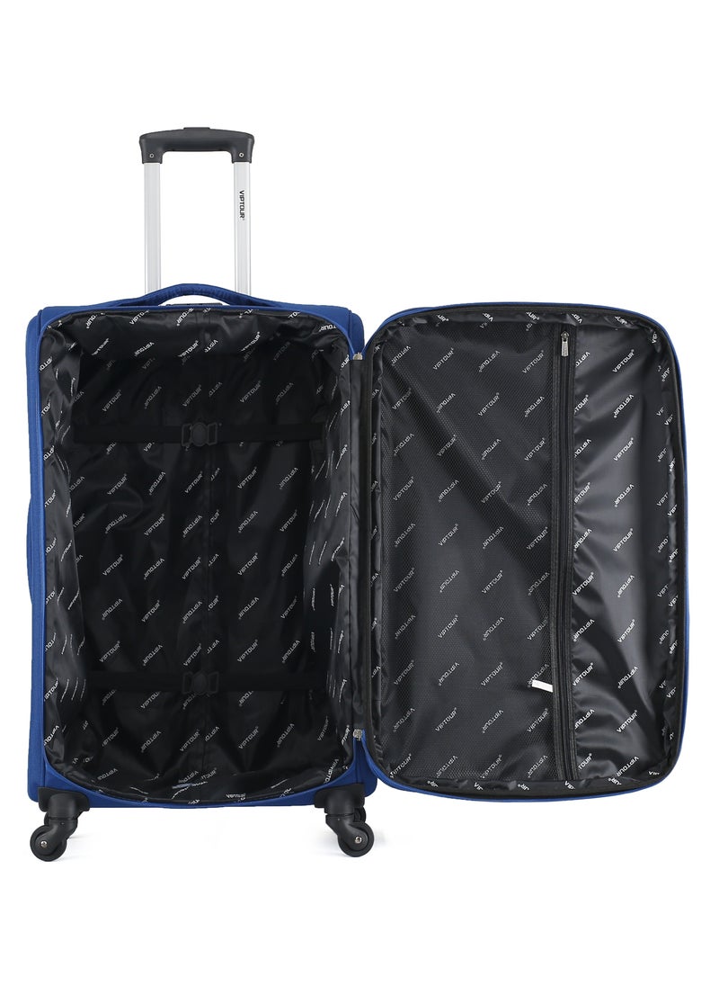 VIPTOUR - Set of 4 Light Weight Polyester Fabric Trolley Luggage With Number Lock 20,24,28,32 Inches - Image 1
