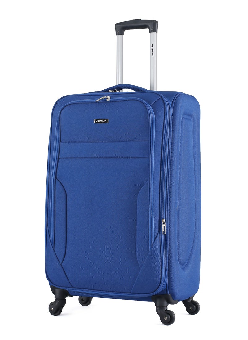 VIPTOUR - Set of 4 Light Weight Polyester Fabric Trolley Luggage With Number Lock 20,24,28,32 Inches - Image 1
