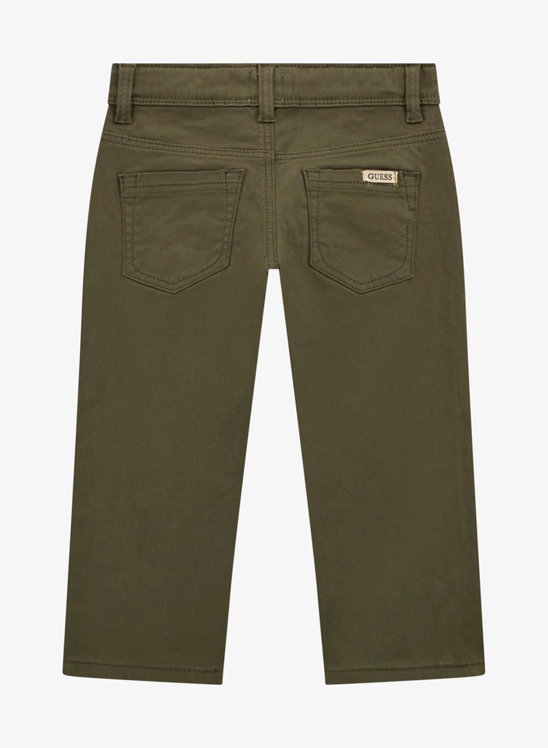 GUESS Kids Sateen Straight Fit Pants - Image 2