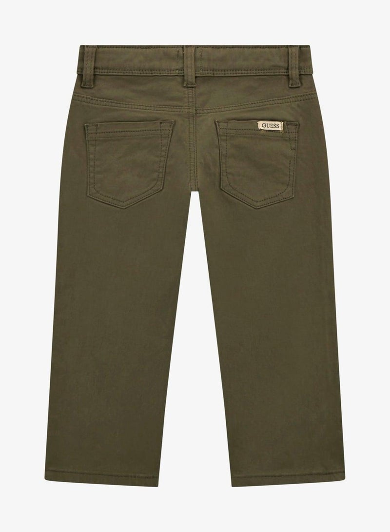 GUESS Kids Sateen Straight Fit Pants - Image 3