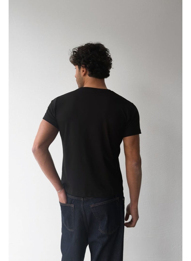 Comfo Black Perfect Fit Tee - Image 3