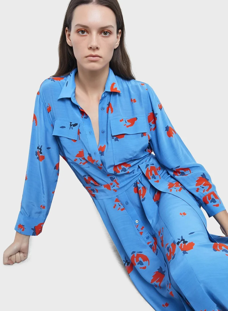 iRing High Low Printed Dress