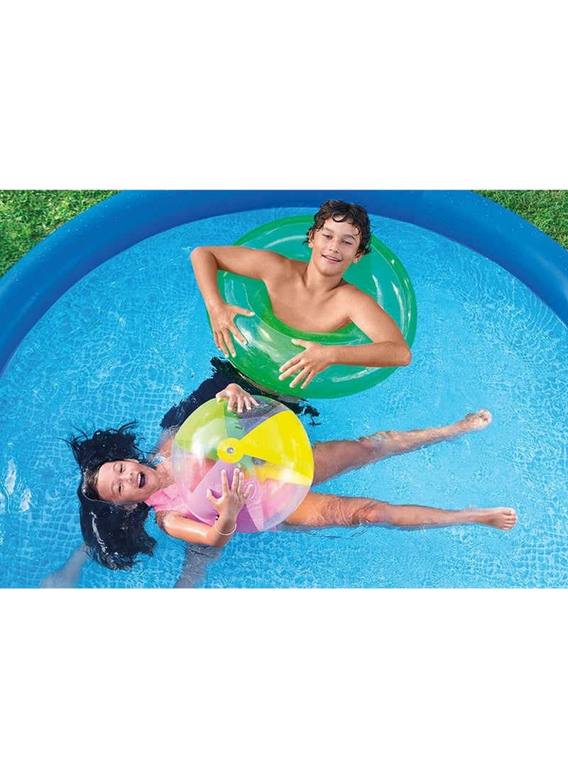 INTEX - 28110NP-Easy Set Inflatable Round Swimming Pool 2.44mx76cm / 8'x30", 2419L - Image 1