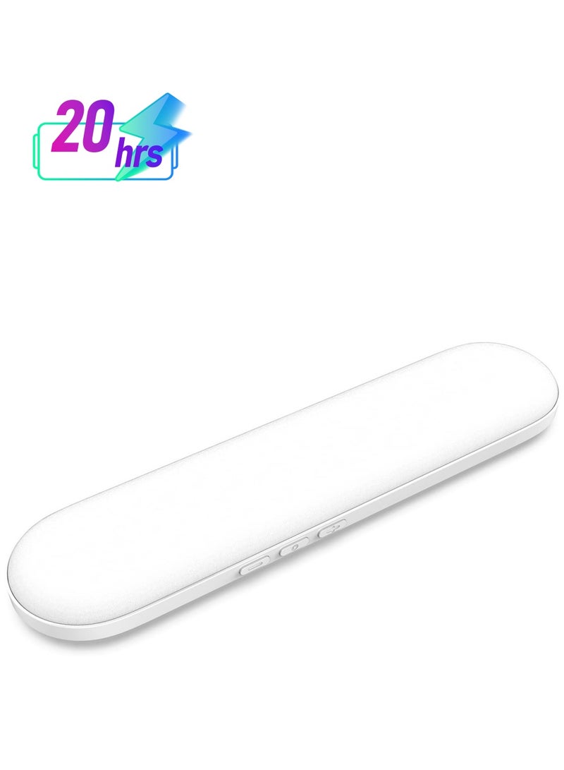 Bone Conduction Stereo Bluetooth Pillow Speaker Headphones for Sleep, Insomnia Relief & White Noise, Compatible with iOS/Android/Windows - Ideal for Side Sleepers, Adults & Babies (White) - Image 1