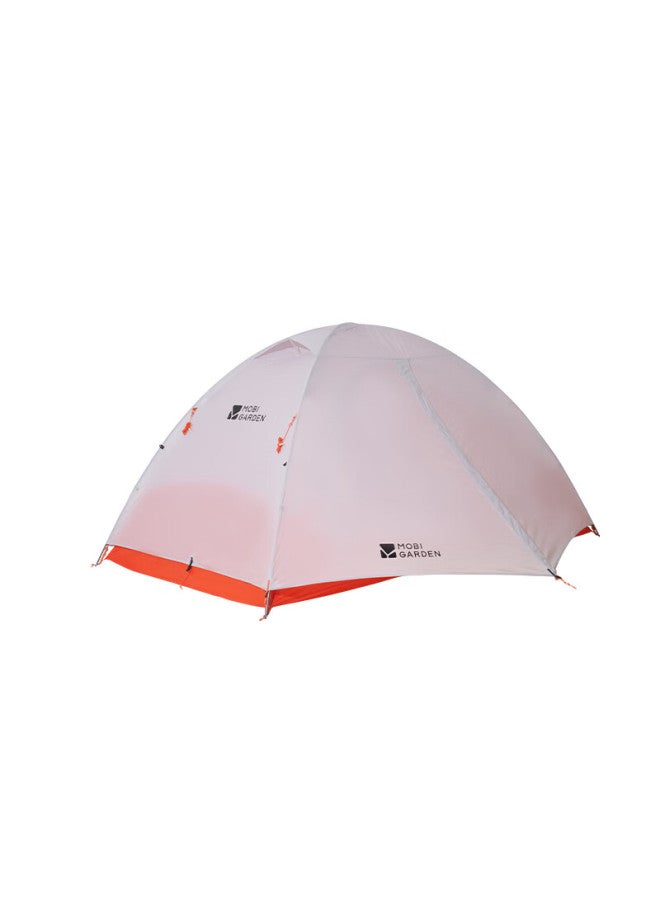 Mobigarden Cold Mountain Ul Outdoor Lightweight Camping Ultralight Hiking Double Tent Nx24561036 Moonlight White - Image 2
