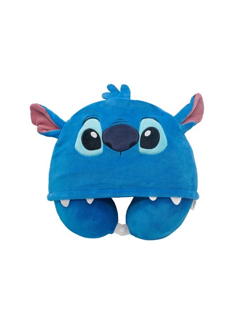 Travel in comfort with this memory foam hooded neck pillow featuring Stitch from Lilo & Stitch.