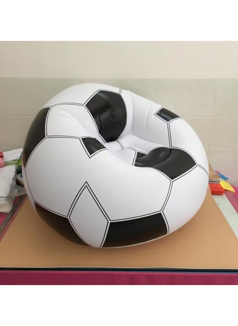 General - Thickened environmentally friendly PVC office furniture home convenient to move practical inflatable football wear-resistant lazy sofa - Image 1