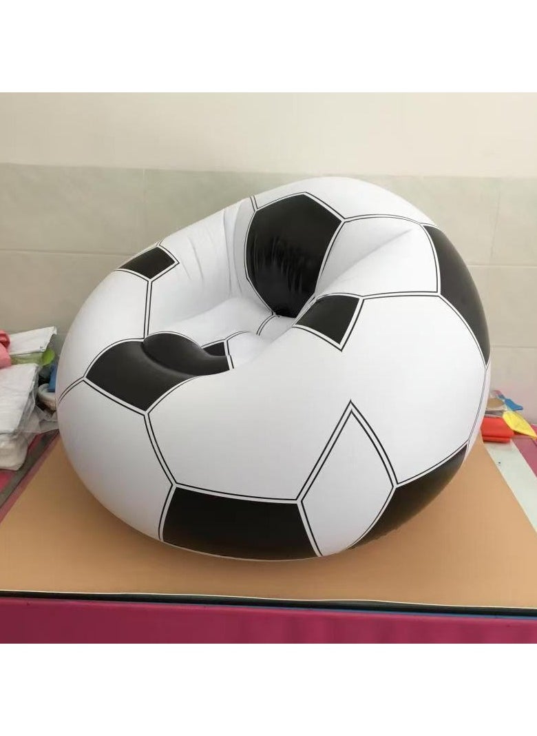 General - Thickened environmentally friendly PVC office furniture home convenient to move practical inflatable football wear-resistant lazy sofa - Image 1