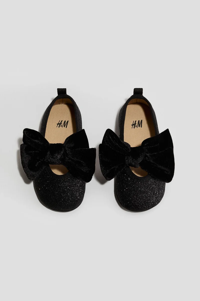H&M Bow-detail ballet pumps