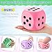 Zomiboo 4 Pcs Jumbo 4 Inch Foam Dice Set Soft Stress Relief Toy for Kids Adults Colorful 6 Sided Giant Dice for Classroom Math Family Board Games Holiday Stocking StuffersMacaron ColorsDot - Image 4