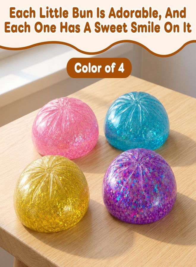 hepanio Malt Sugar Glitter Dumpling Squishy,Sugar Dumpling Squishy,Glitter Squishies Dumplings Mystery Box,Viral Bao Bun Squishys Dumlings Mystery Box,Suitable for Adult use in Offices and Homes(Pink) - Image 5