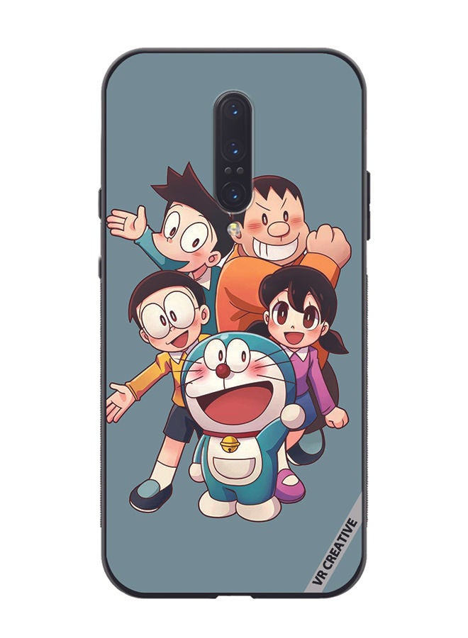 VR CREATIVE Protective Case Cover For OnePlus 7 Pro Doremon Design Multicolour - Image 1