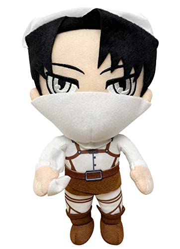 Great Eastern Entertainment GE Animation Great Eastern Attack on Titan Cleaning Levi Ackerman Stuffed Plush, 8.5" - Image 5