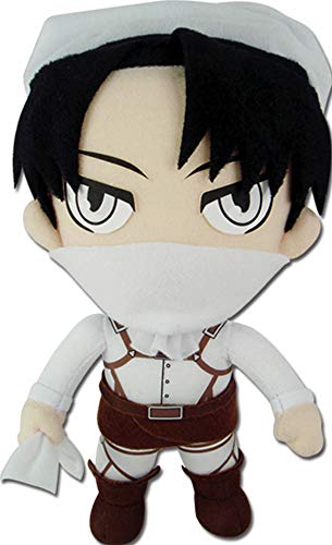 Great Eastern Entertainment GE Animation Great Eastern Attack on Titan Cleaning Levi Ackerman Stuffed Plush, 8.5" - Image 4