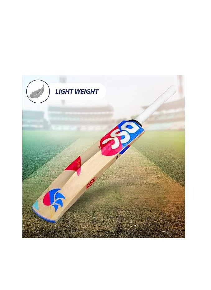 DSC - Intense Clout Kashmir Willow Cricket Bat Short Handle Mens | Each bat comes with a free cover - Image 1