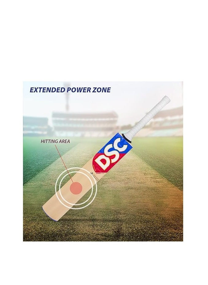 DSC - Intense Clout Kashmir Willow Cricket Bat Short Handle Mens | Each bat comes with a free cover - Image 1