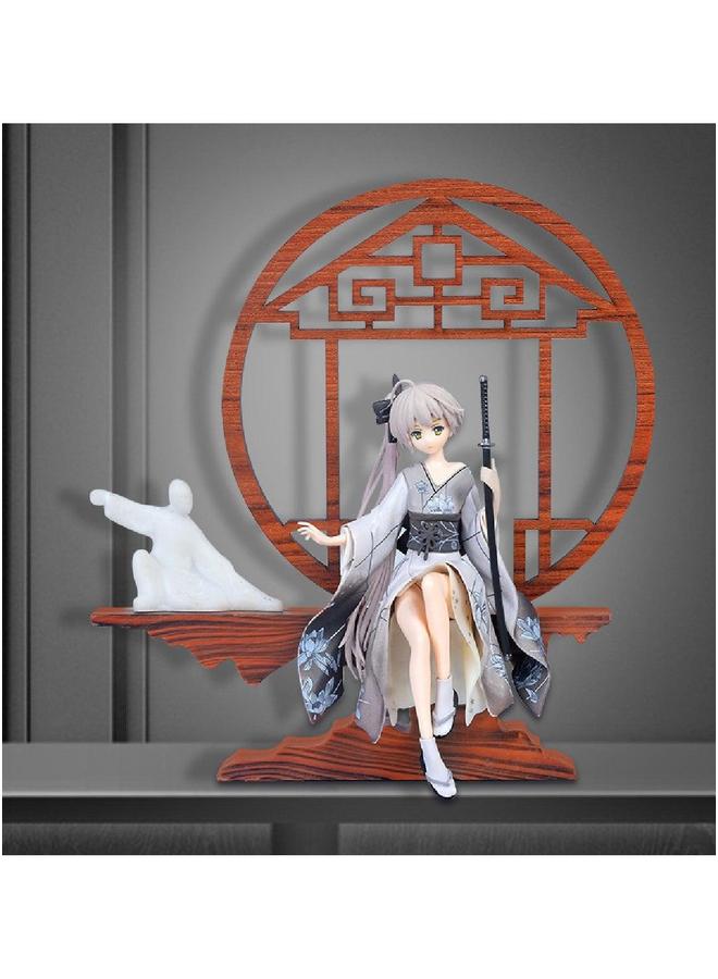 Red Wooden Frame Kasugano Sora Qiong Animation Peripheral Figures 