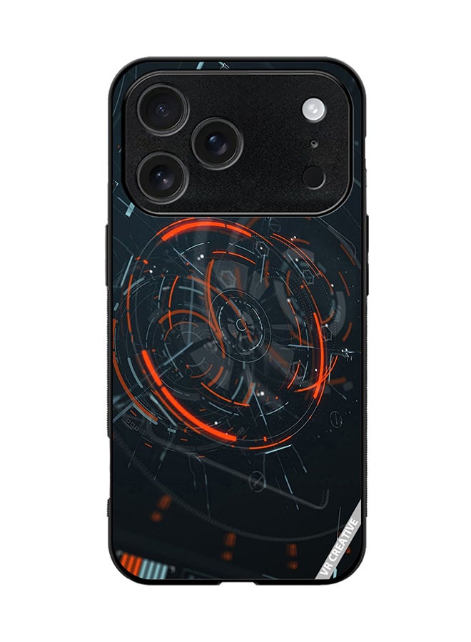 VR CREATIVE Protective Case Cover For Apple iPhone 17 Pro Tech Design Multicolour