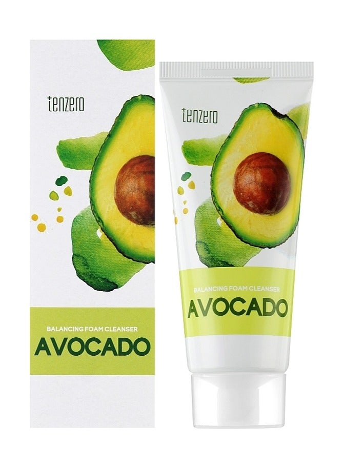 tenzero Balancing Foam Cleanser Avocado 100ml - Image 1