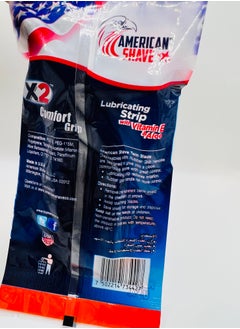 AMERICAN SHAVE X2 Comfort Grip Disposable Razor 3 pieces  - Image 2
