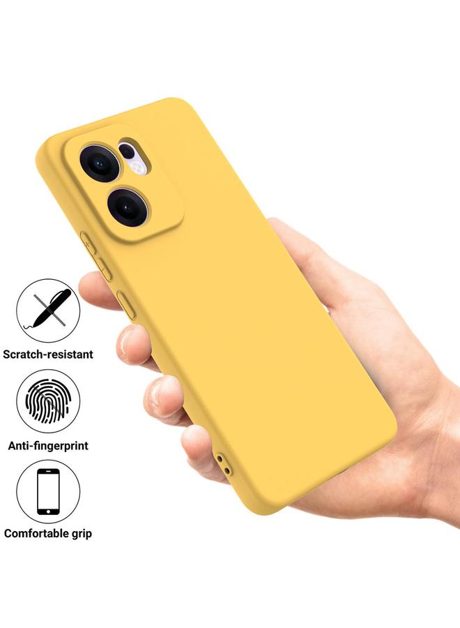 إيروريكس جراب لهاتف OPPO Reno13 F 4G / 5G جراب هاتف من السيليكون السائل المقاوم للصدمات بلون نقي - Image 2