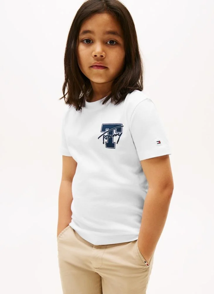 تومي هيلفيغر Kids Varsity Graphic T-Shirt