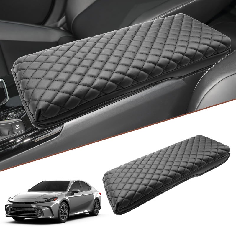 SKTU 2025 2026 Camry Center Console Cover for 2025 2026 Toyota Camry Armrest Cover 2025 2026 Camry (LE/SE/XLE/XSE) Seat Box Cover Toyota Camry 2025 2026 Accessories 2025 2026 Camry Hybrid Armrest Pad - Image 1