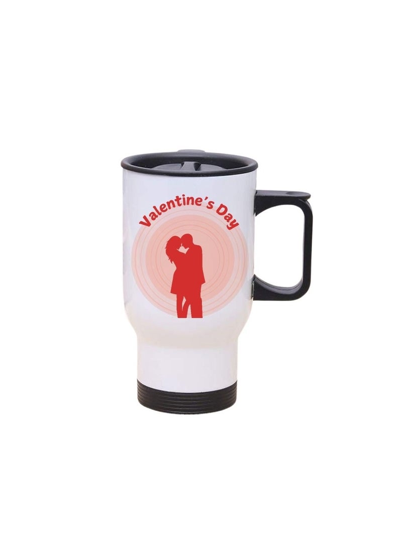 PRINTSHOP4ME Valentine's Day Insulated Travel Mug–Stainless Steel Mug For Hot&Cold Drinks–| Thoughtful Gift Special Someone Birth Day Gifts Travel Mug.  - Image 1