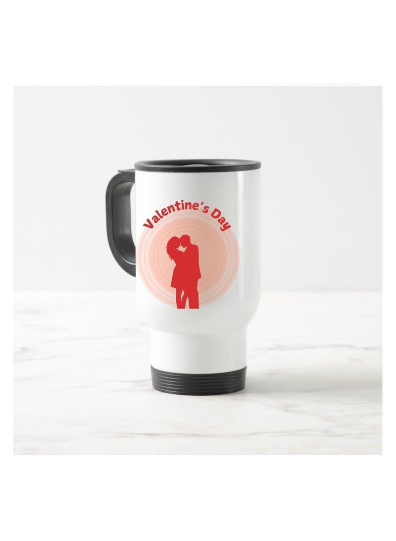 PRINTSHOP4ME Valentine's Day Insulated Travel Mug–Stainless Steel Mug For Hot&Cold Drinks–| Thoughtful Gift Special Someone Birth Day Gifts Travel Mug.  - Image 2