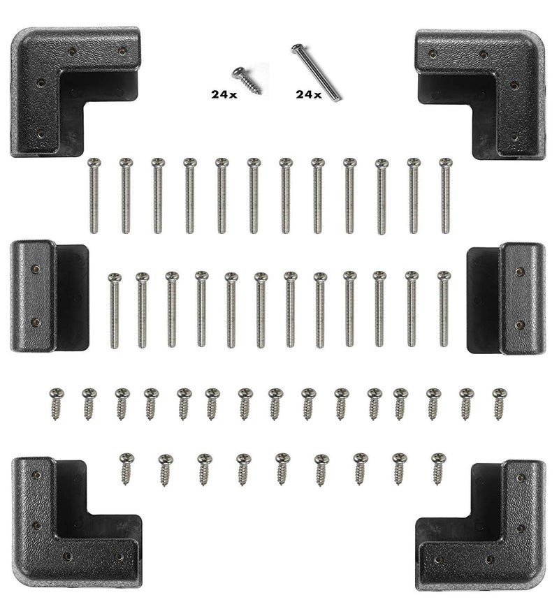 Sunway Solar Panel Mounting Brackets Corner Mount Kits for Framed Solar Panels,Installation On RV Caravan Boats Camper Trailer Marine Motorhome House Roof, Compatible with Renogy Solar Panel - Image 4