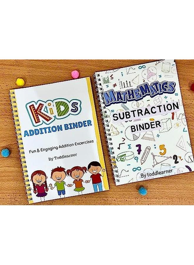 Toddlearner Math Addition And Subtraction Practice Set For Kids. Premium Paperback Book With Easy To Learn Activities  - Image 2