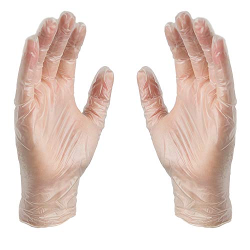 Ammex GLOVEPLUS AMMEX Industrial Clear Vinyl Gloves, Latex Free, Powder Free, Food Safe, Disposable, Non-Sterile - Image 3