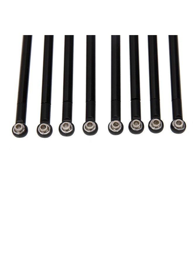Vgoohobby 8Pcs Metal Pull Rod Link Rod Linkage Compatible With Mn Model Mn86S Mn86 Mn86Ks Mn86K G500 1/12 Rc Car (Black) - Image 3