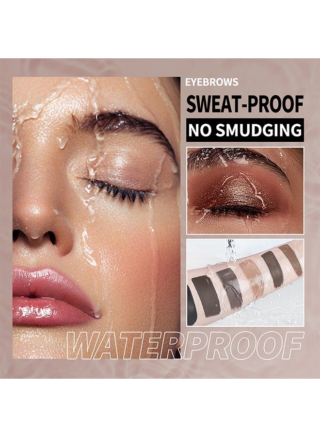 lakerain Super Fluffy Brow Mousse, Long Lasting Tinted Brow Gel, All Day Wear For Soft Full Natural Brows, Waterproof & Smudge Proof #5 DEEP BROWN - Image 4
