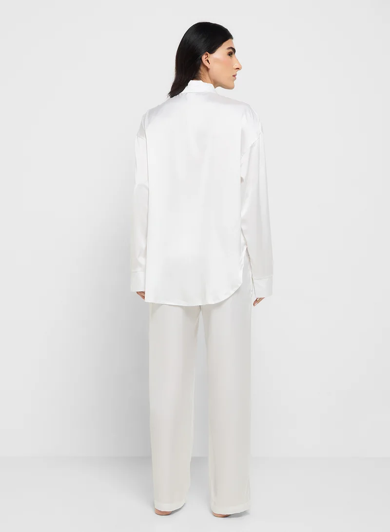 خزانة Loose Fit Top & Pant Pyjama Set