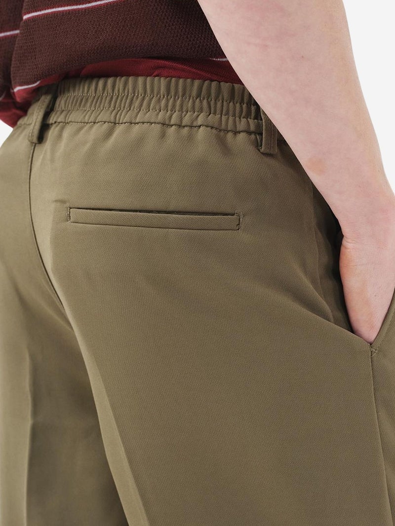 GIESTO High Waist Pleated Straight Leg Trousers - Image 4