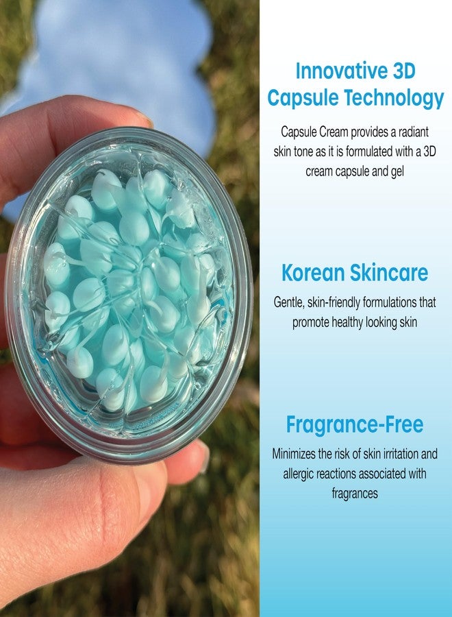 masque BAR My Ingredients Hydrating Capsule Cream Face Moisturizer, Hyaluronic acid based moisturizer, Boba face cream with Niacinamide, Korean skin care 50ml - Image 4